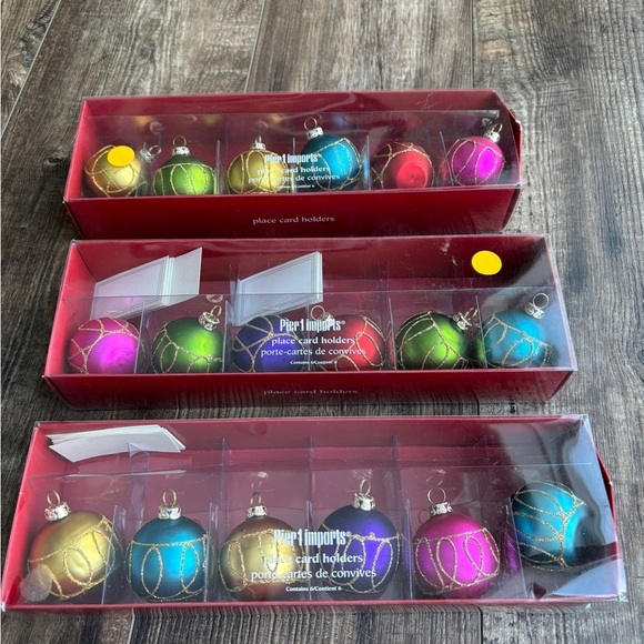Pier 1 Imports Ornament Place Card Holders - Picture 1 of 6